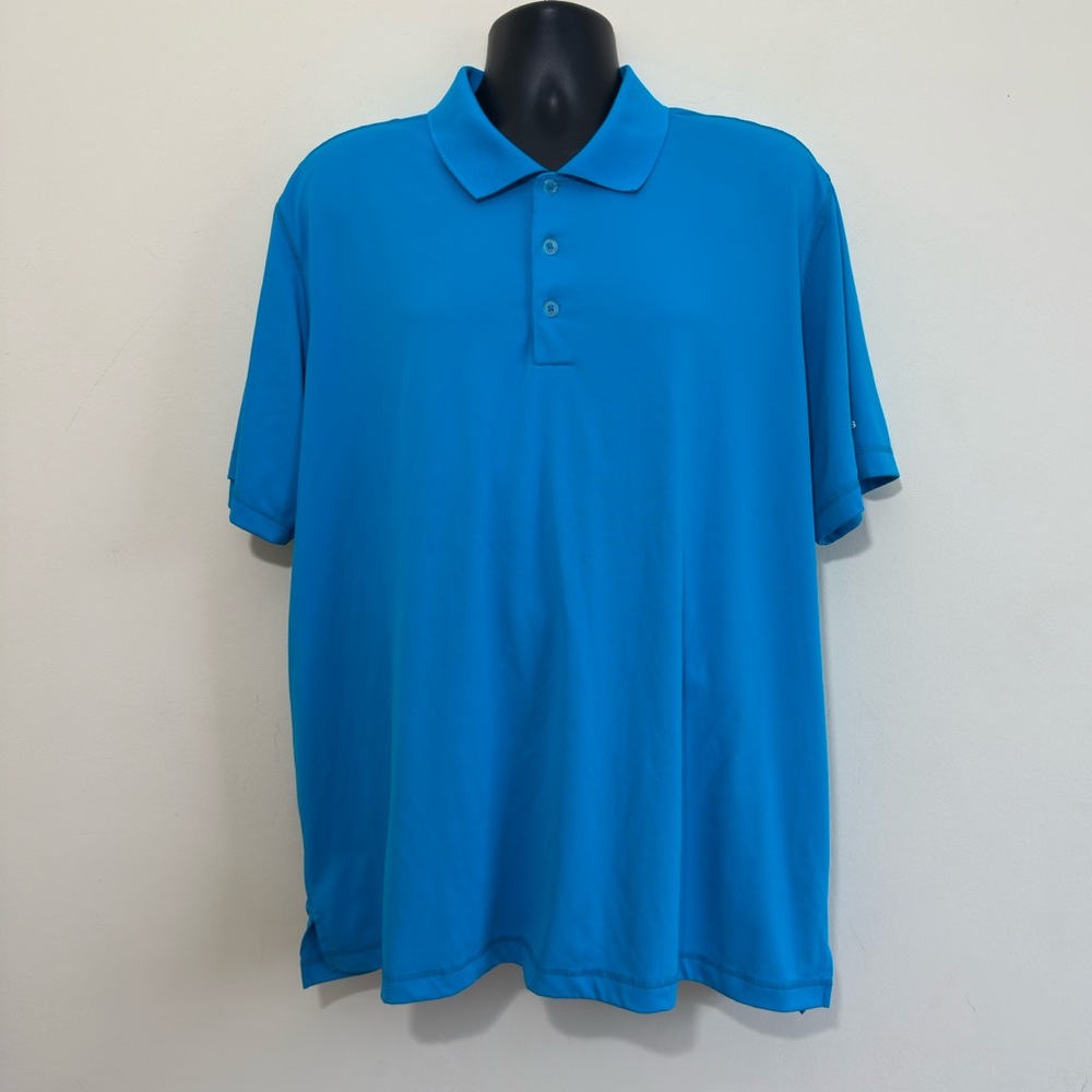 Adidas Men's Blue Polo Shirt Sz 2 Xl